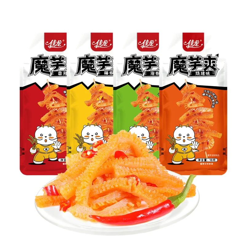 Заводская поставка вкусные китайские закуски продукты Konjac пряные