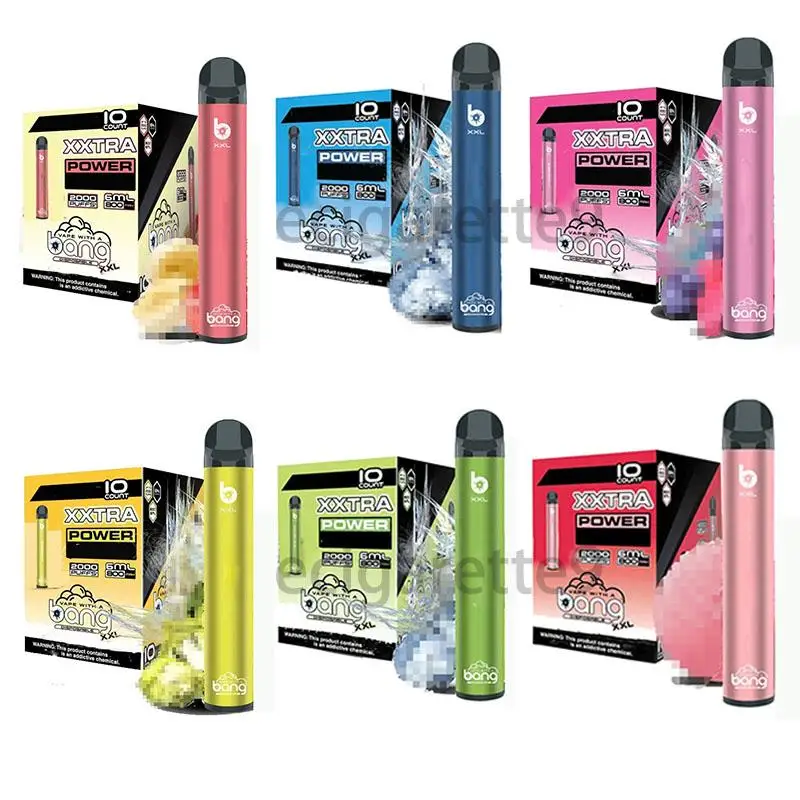 2021 Brand New Wholesale Bang xxl 2000 Puff Disposable Vapor Gift Packaging Box with Good Good price