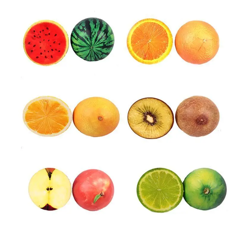 Free Samples of Sports Toy PU Watermelon Shape Stress Ball Lightweight Promotional Stress Ball