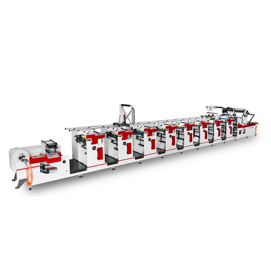 High-Speed Flexo Press for Horizontal Applications Paper Label and Film Material