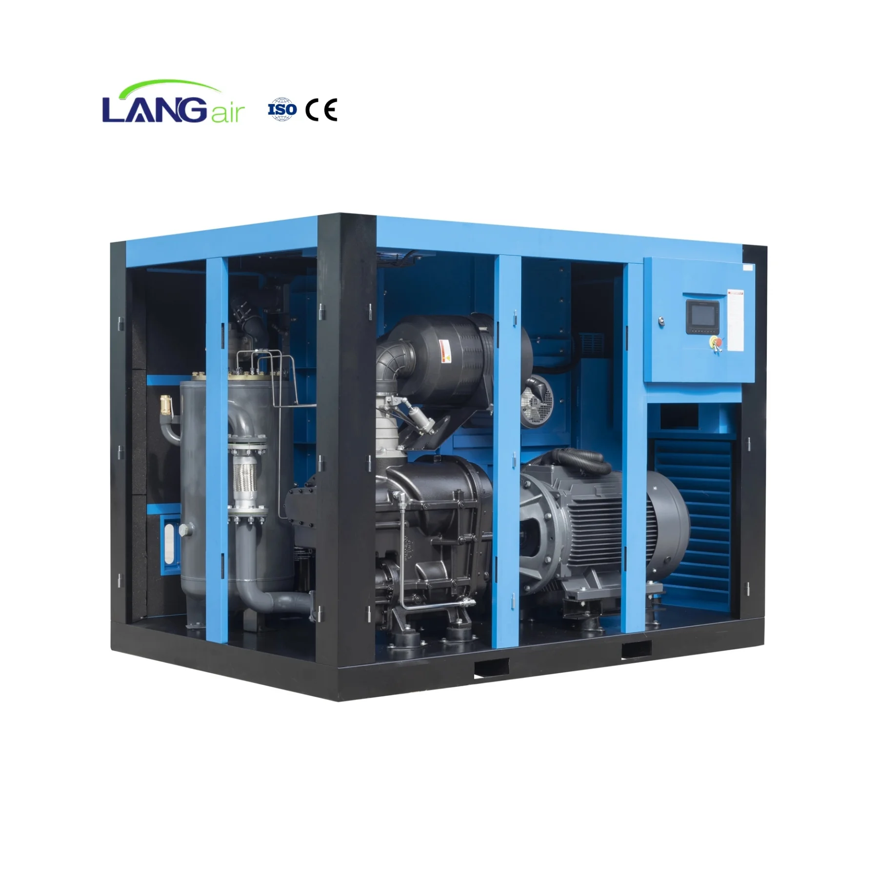 Langair 10HP - 50HP Permanent Magnet PM VSD Industrial Screw Type Air Compressor