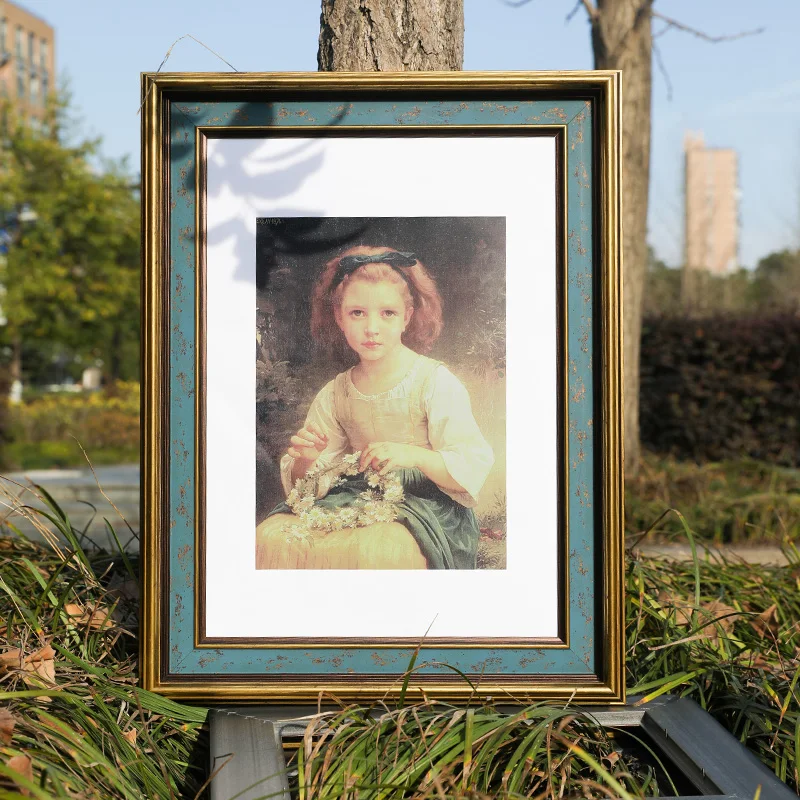  USA Style Photo Frame Custom European Retro Wall Hanging