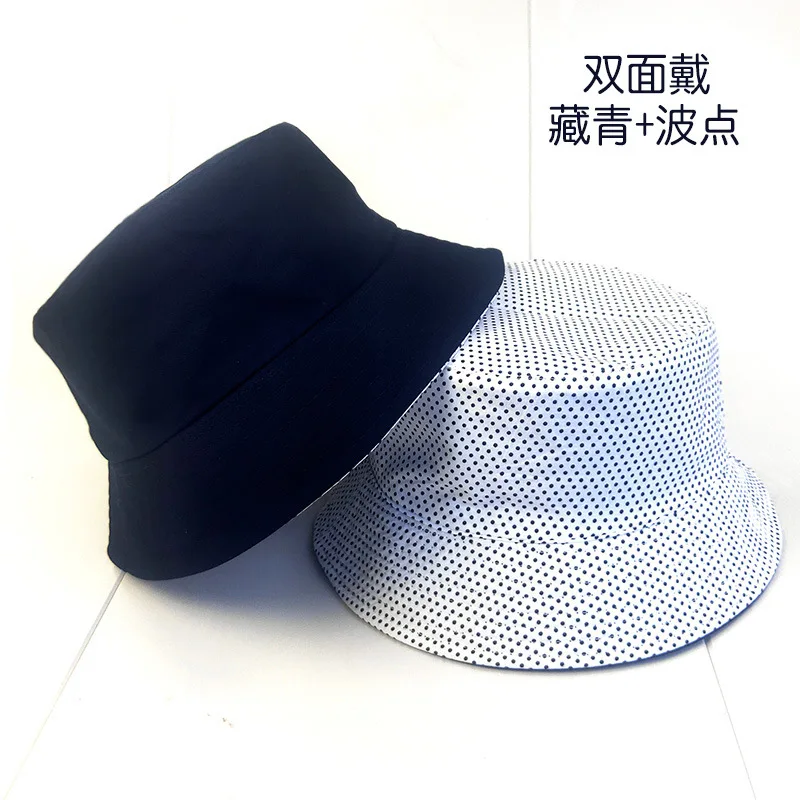 Custom Logo Eva Double Sided Solid Color Bucket Hat Plain Stylish Beach Bucket Hat