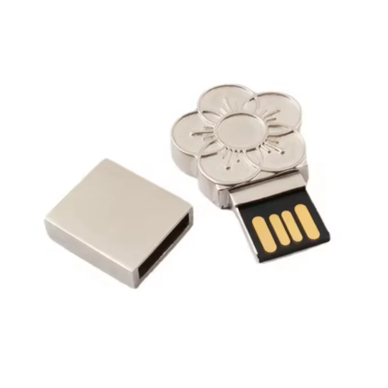 Gadgets Flower Shape 2024 New Electronic  mini metal 8GB USB pen drive  memoria usb flash drives