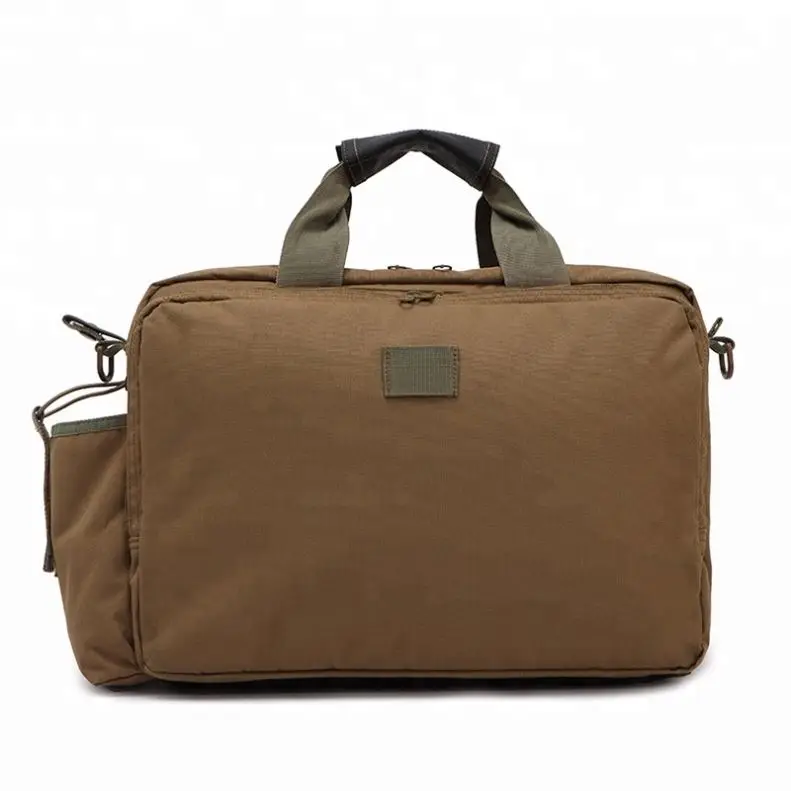 Прочная винтажная холщовая сумка-мессенджер через плечо с несколькими карманами для ноутбука в стиле милитари для тяжелых условий эксплуатации для мужчин