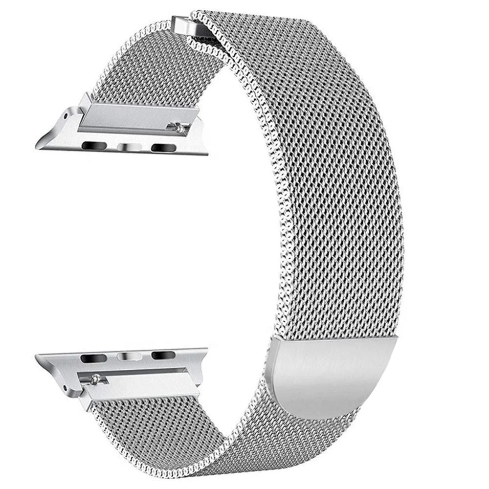 
 Ремешок «Миланская петля» из нержавеющей стали для наручных часов, браслет для Apple watch 38 мм, iwatch 42 мм  