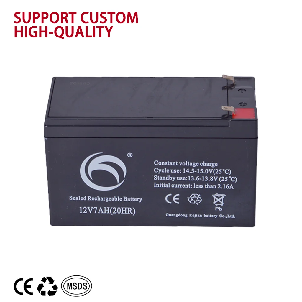 Wholesale Custom 12V 7AH UPS solar system Prismatic Energy Storage Battery Maintenance-free Sealed AGM Lead Acid Gel Batteries