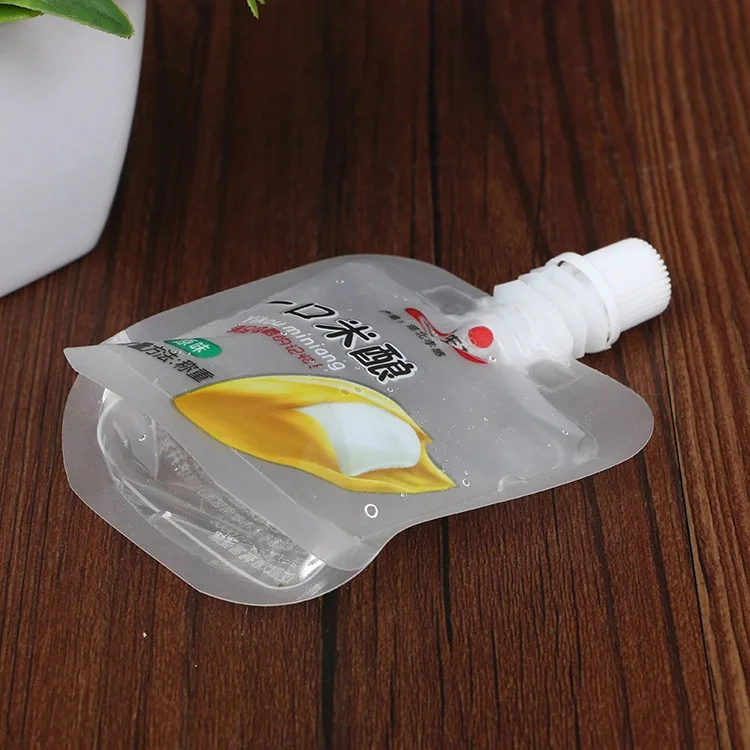 Customized Design Cooking Oil Spout Pouch Stand Up Pouch Plastic adult customized drink pouches