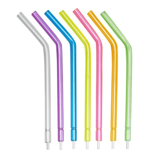 CE Certified Disposable Dental Three-Way Syringe Tips Made of Durable Plastic for Turbine Powered Use