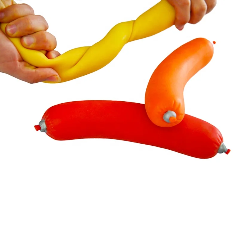 Amazon Hot Sell Funny TPR Fidget Decompression Squeeze Corn Stretchy Toys For Adults