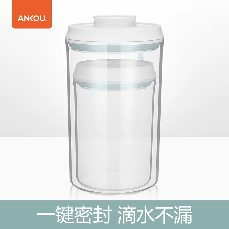 2 Pieces Set Best Price Easy Open and Lock Plastic Containers Storage Box Food Storage Boxes & Bins for Candy Snack