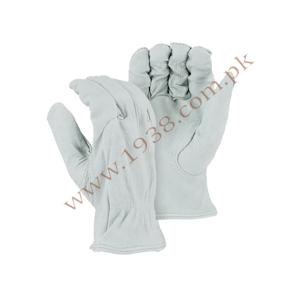 2022 Best Selling Driving Gloves Winter Lined Deerskin Drivers Glove With Reversed Back and Leather Strap