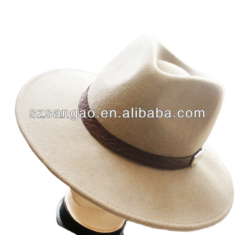 wholesale Perfect man wool mountie ranger hat for mounted cowboy style