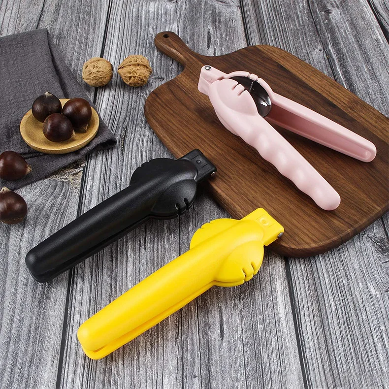 Nutcracker Chestnut Opener 304 Stainless Steel Chestnut Cutter Tool Chestnut Clip Macadamia Nut Knife Walnut Opener