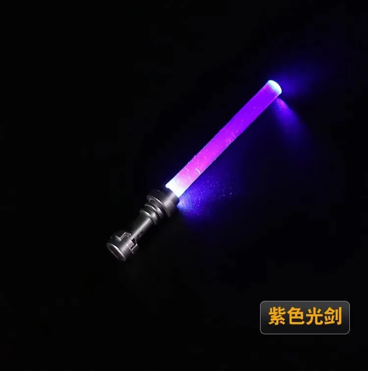 LED Light Kit For Figure USB Connector Contains Only Lightsaber No Blocks diy Building block light for children  toys