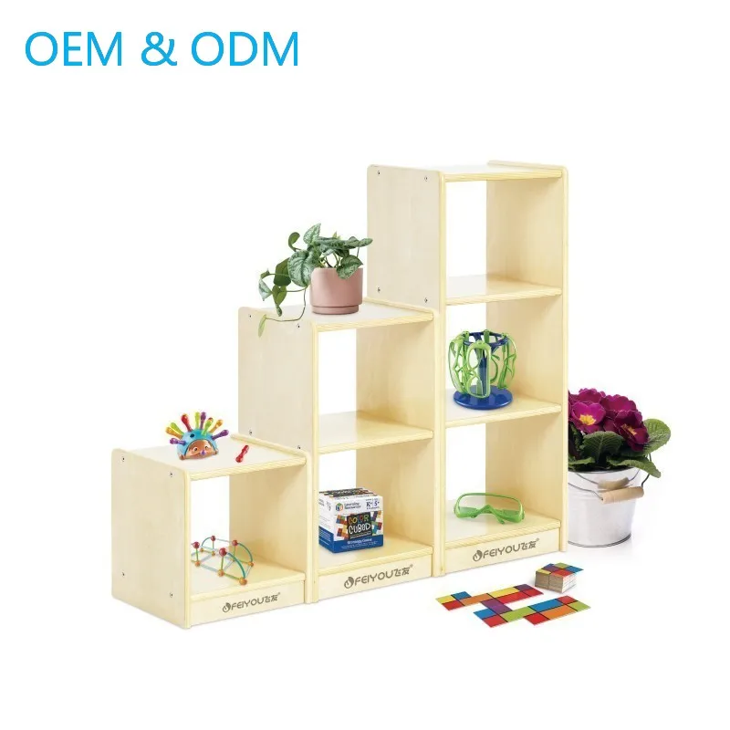Feiyou Children Toy Storage Cabinet for Kindergarten Children Cabinet Kindergarten Furniture Storage Units Rack Storage Holders