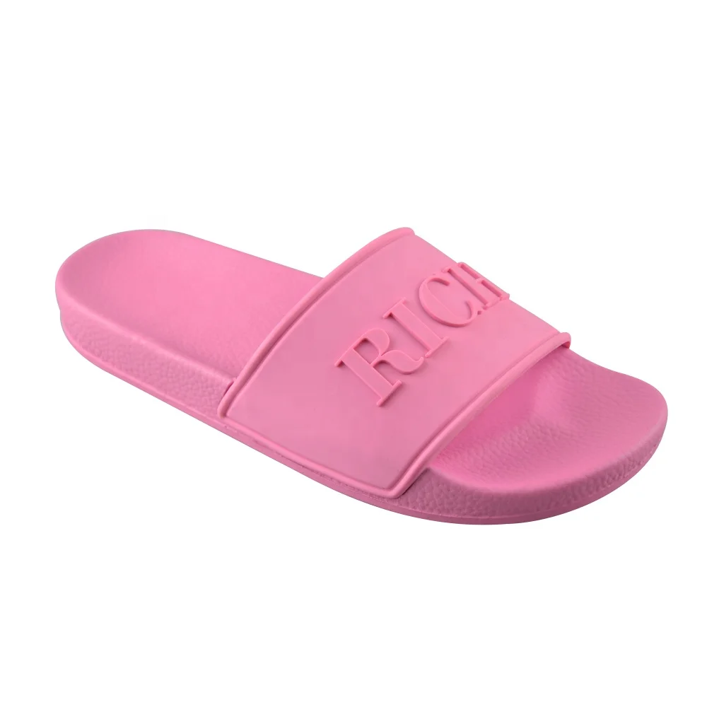 Unisex 3D Printing Custom Women PVC Slippers for Men Designer Slides Summer Sandals Shoes