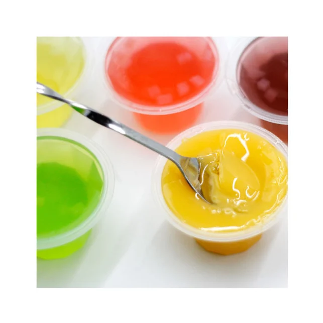 Korean High Quality Popular Colorful Yummy Assorted Freeze Pop Children Snack Fruit Jelly Pudding Candy