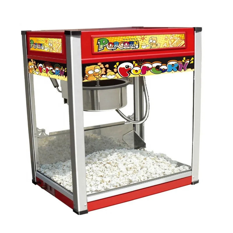 Good quality electric CE certificated automatic Commercial 8oz Tabletop industrial popcorn machine