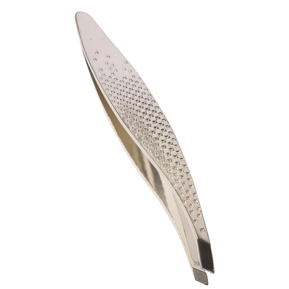 Single Piece Premium Deluxe Eyebrow Tweezers of Top Quality with PU Pouch