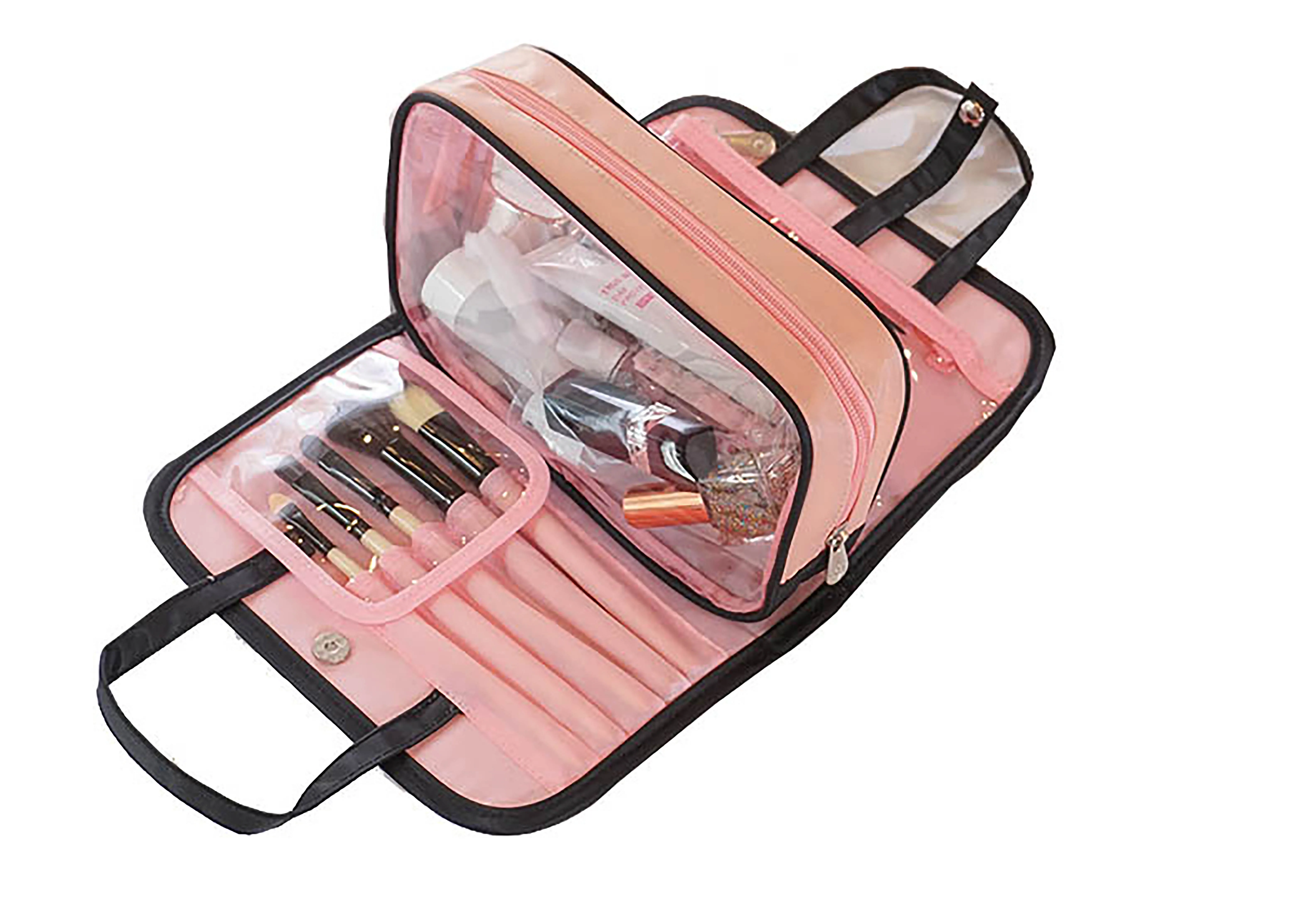  Новый модный дорожный ПВХ Женский чехол для хранения висящий прозрачный органайзер туалетных принадлежностей дорожные косметички косметичка