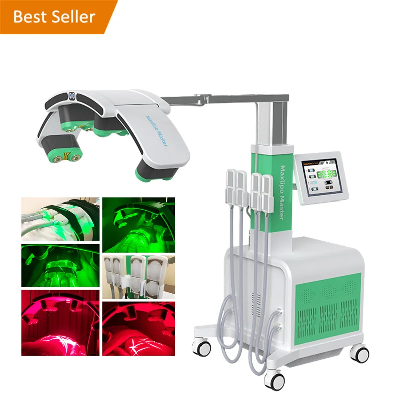 10D lipo cold cryo plate laser painless slimming machine 532nm/635nm diode lipo laser body slimming large laser pads machine