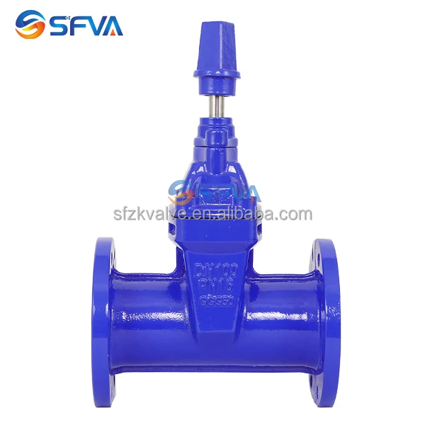 Чугунный DIN3352 F5 упругий клапан подземной заслонки