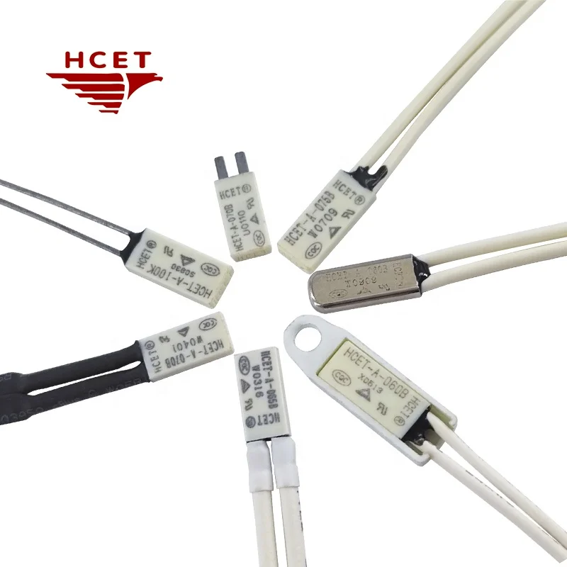 HCET-A TB02 bimetal thermal protector Thermostat Controller Micro Temperature Control Switch for the Curtain Motor