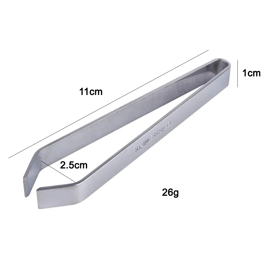 2pcs food safe Stainless Steel Fish Bone Tweezers set