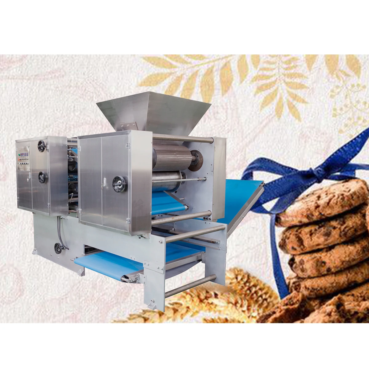 Hot sale Chocolate sandwich biscuit making machine butter cookies machinery of baking
