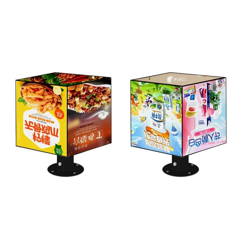 P2.5 Outdoor 5faces cube led display  wifl customized hd effect  3d video magic cube led display screen