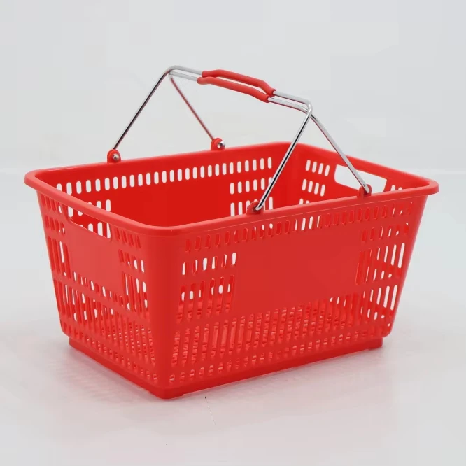 supernarket shopping hand basket