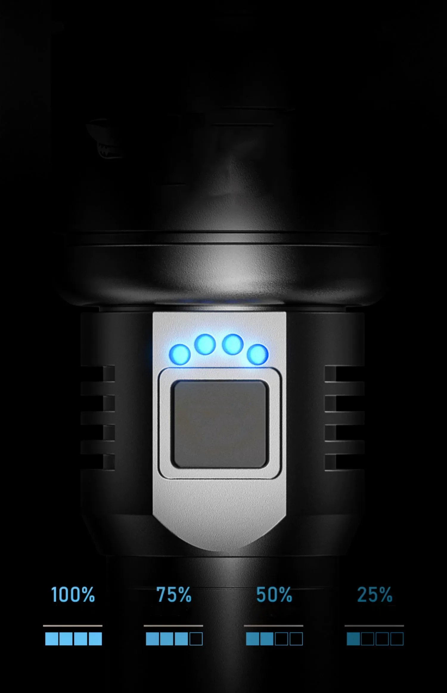 5000 mAh  High-capacity hunting flashlight Rechargeable Li-ion Battery Torch