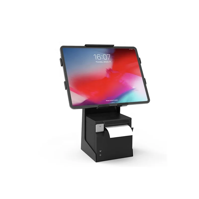 Counter top two-in-one pos terminal stand tablet stand pos for full series of iPad