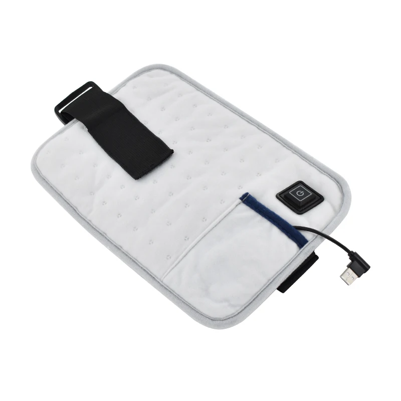 Hot Compress Selling Belt With Wireless Electric Lumbar Pain Relief Back Massager Belt Usb Red Light Heated Waistband