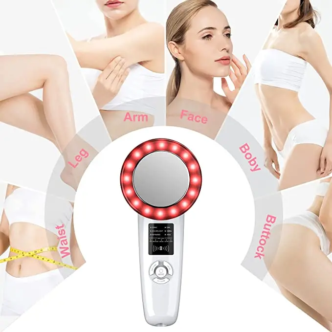 CYMRIX Slimming Photon Led Therapy Facial Massager Face Galvanic Skin Care Burn Fat Anti Cellulite Spa 6 In1 Ultrasound Body Ems