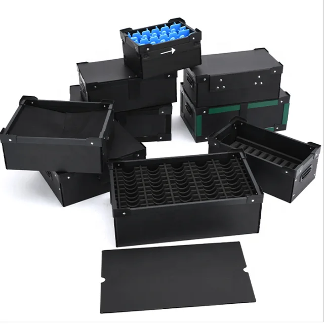 Customized Glassware Storage Boxes Corrugated Plastic Sheet Box Storage Boxes