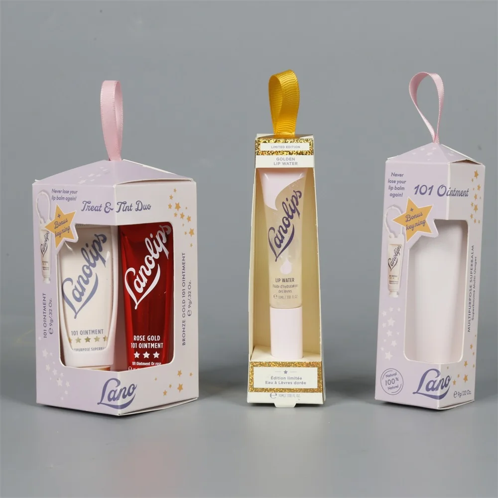 Gift Box Hot Stamping Paper Kylie Skin Printing Barbie Giveaway OEM Customized Packing Aircraft Seal Foil Packaging Boxes
