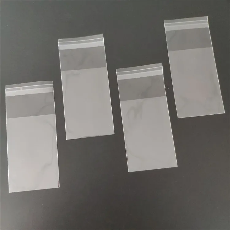 
Transparent polypropylene self adhesive sealing plastic opp bag self adhesive cellophane bags 
