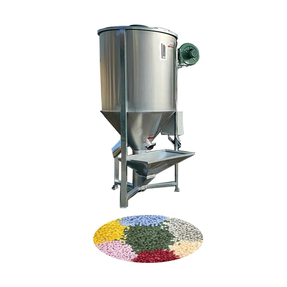 Automatic PP PE ABS PVC Industrial Blending Vertical plastic granules mixer pellet mixer color mixer for plastics material