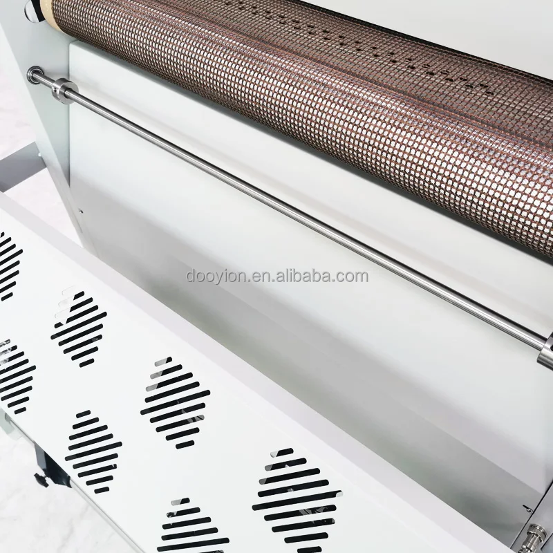 Large format dooyion 120cm conveyor belt type dtf powder shaker and dryer for t shirt