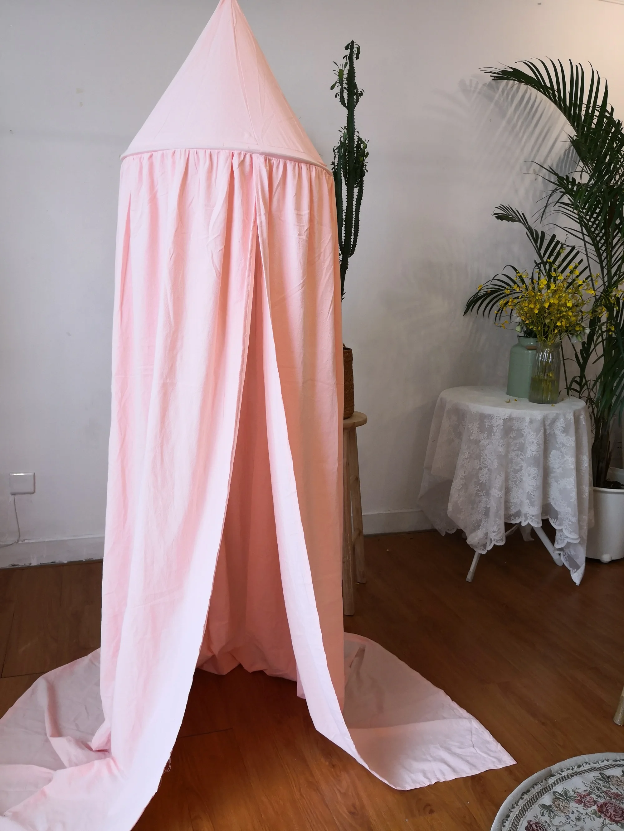 MU Bed Canopy Cotton Baby Crib Hanging Dome Mosquito Netting Tent For Children Room Decor