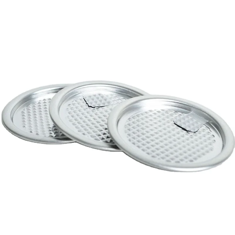 202  52mm Easy Open Ends for Beverage Cover Mini Aluminium Foil Peel Open Lids