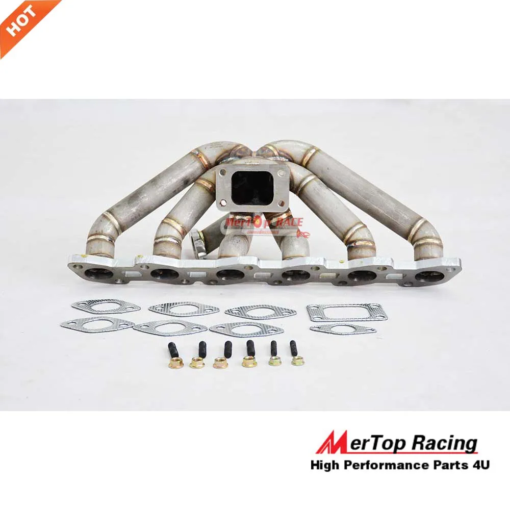 Mertop race 3.0mm steam pipe Skyline 240sx S13 S14 R31 R32 RB20DET RB25DET T3 Top Mount 89-99 Manifold with 38mm wastegate port