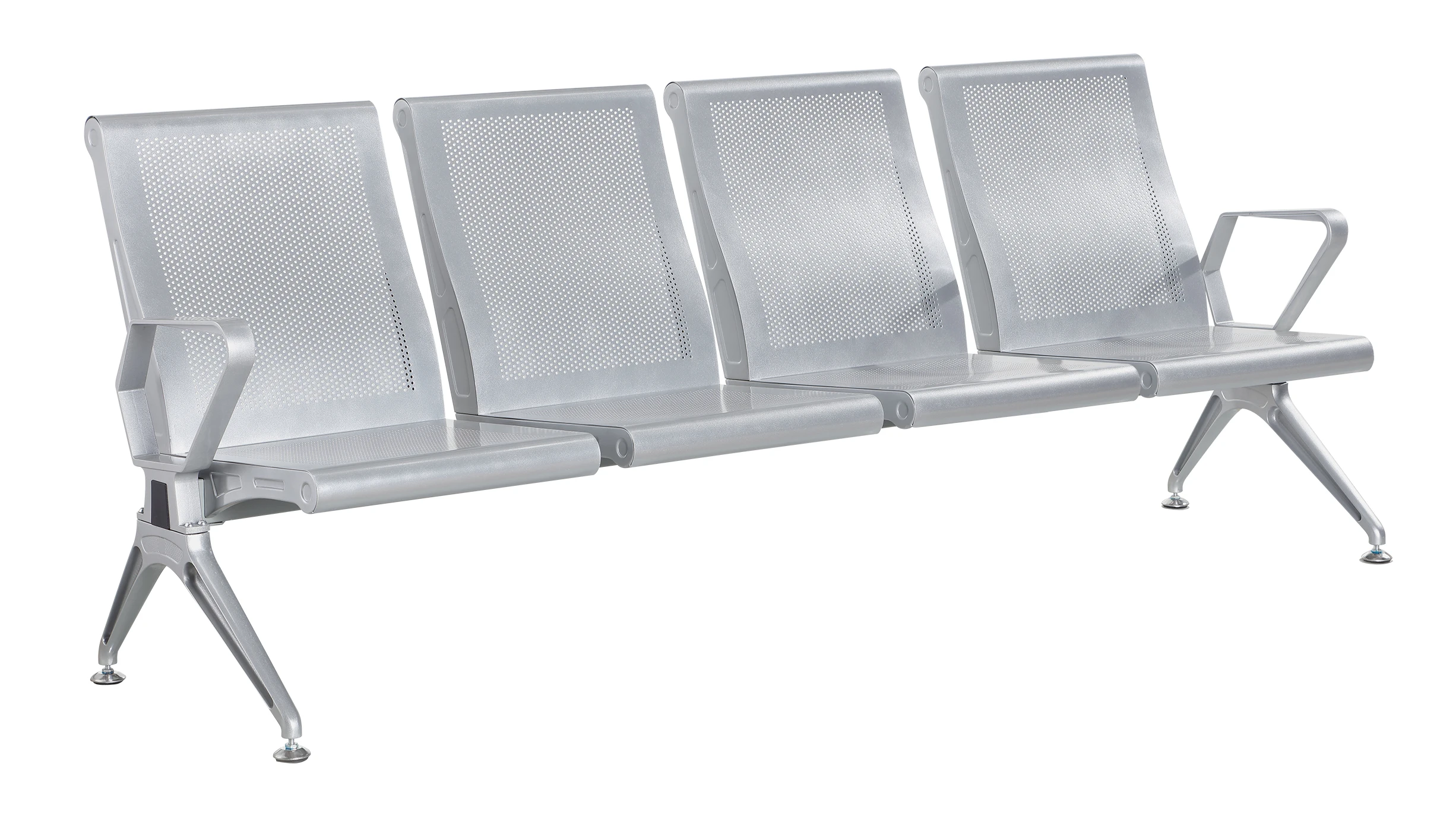 Modern Design Hospital Airport Public Area Chair Aluminum Office Bench Waiting 3 Seat Chairs