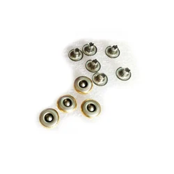 Adjustable Silicone Beads DIY Bracelet Necklace Spacer Beads Fixed Special Rivets