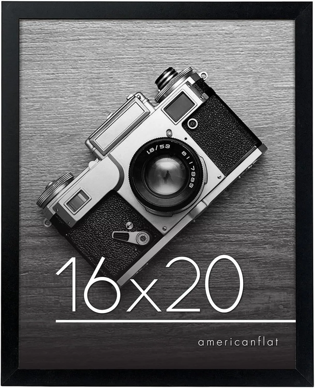 16x20 черная фоторамка 100% цельная деревянная настенная HD акриловый настенный дисплей галерея настенные фото художественные принты