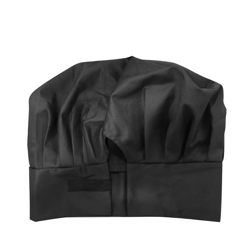 Customized adult chef hat white black cotton cooking chefs hat kitchen