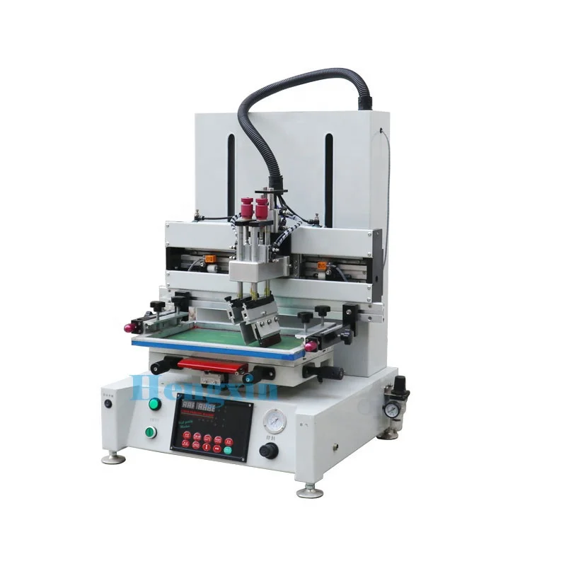 Gift boxes flat silk screen printing machine equipment