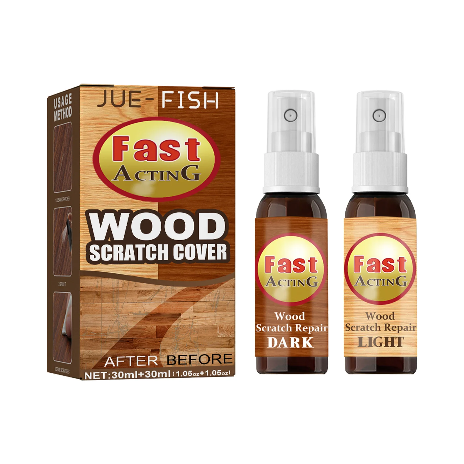 The wood floor agent scratches repairs the color spray furniture floor renewal glazing waxing repair paint repair